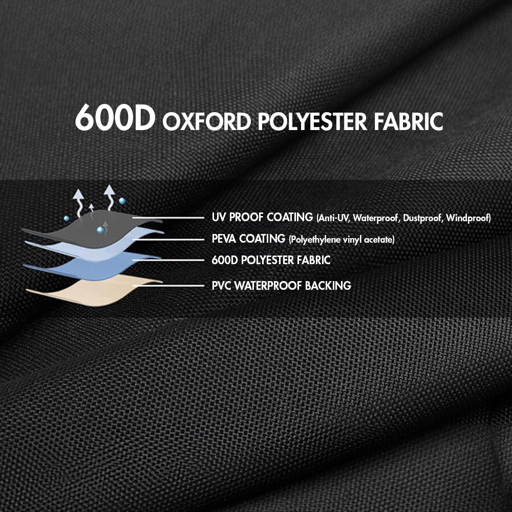 600D Weatherproof Oxford Golf Cart Covers - Image 3